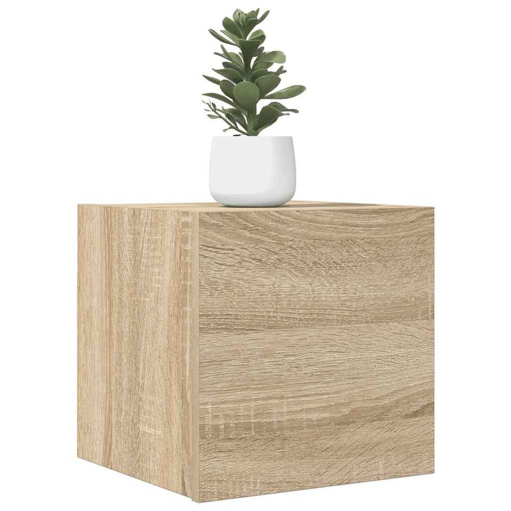 TV-Wandschränke Sonoma-Eiche, 4er-Set