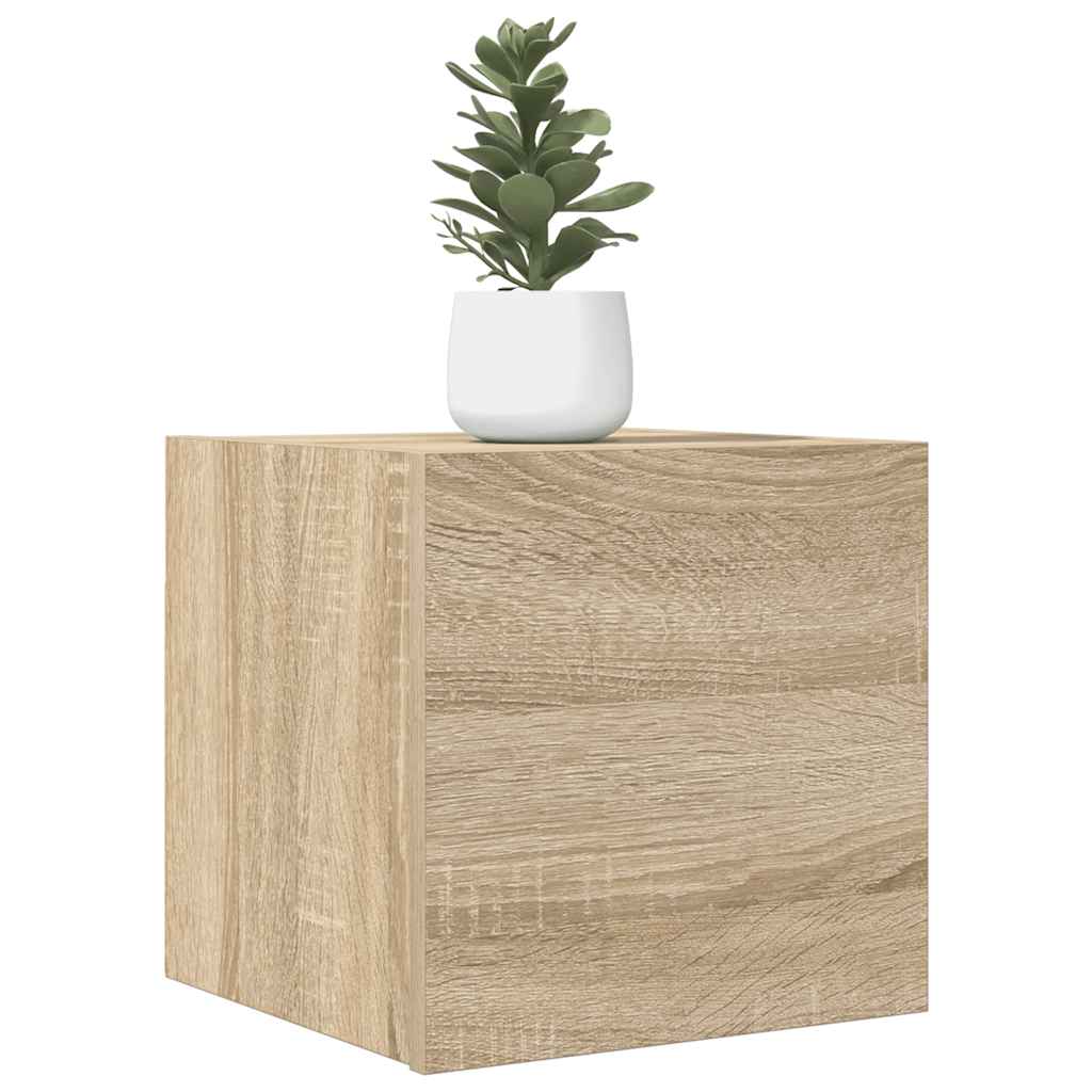 TV-Wandschränke Sonoma-Eiche, 4er-Set