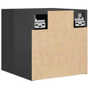 TV-Wandschränke, Hochglanz-Grau, 2er-Set