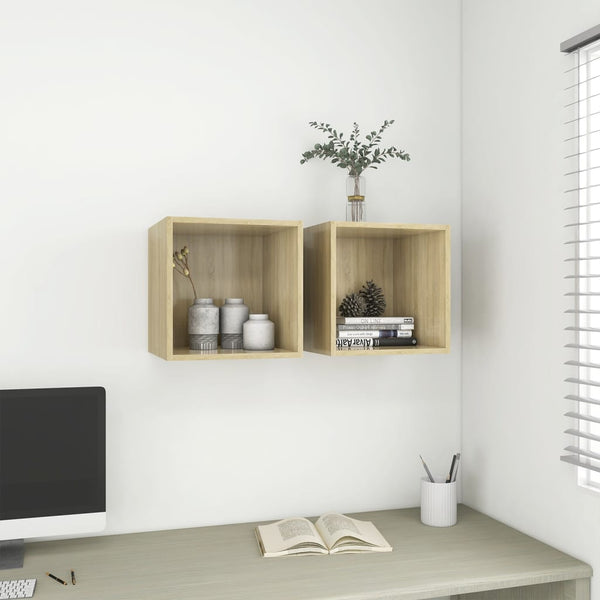 Wandschrank Sonoma-Eiche 37x37 cm
