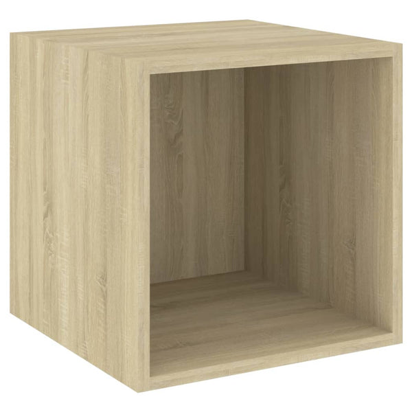 Wandschränke Sonoma-Eiche, 4er Set
