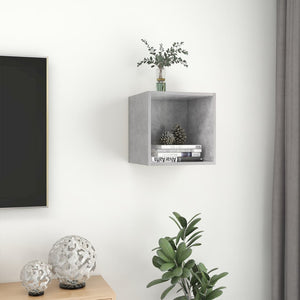 Wandschrank Betongrau 37x37 cm