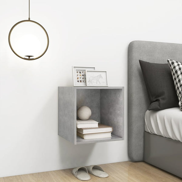 Wandschrank Betongrau 37x37 cm