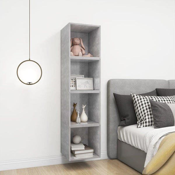 Wandschrank Betongrau 37x37 cm