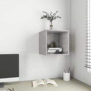 Wandschrank Betongrau 37x37 cm
