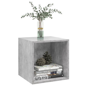 Betongraue Wandschränke, 2er-Set
