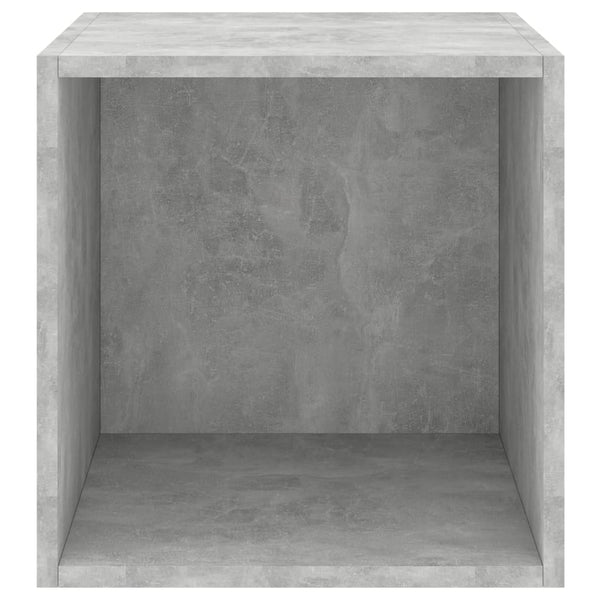 Betongraue Wandschränke, 2er-Set