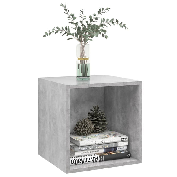 Wandschränke 4er Set Betongrau 37x37 cm