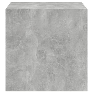 Wandschränke 4er Set Betongrau 37x37 cm