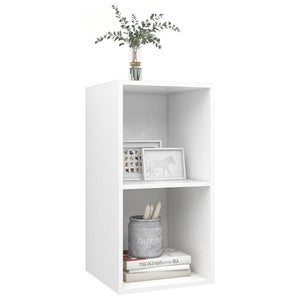 TV-Wandschrank Weiß, 37x37x72 cm