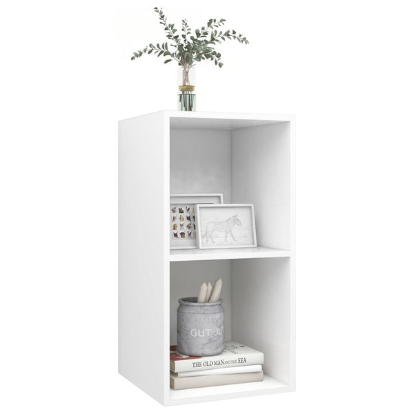 TV-Wandschrank Weiß, 37x37x72 cm