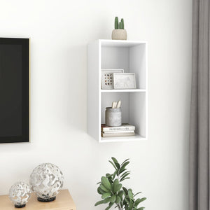 TV-Wandschrank Weiß, 37x37x72 cm