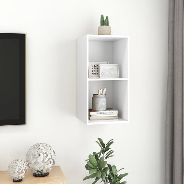 TV-Wandschrank Weiß, 37x37x72 cm