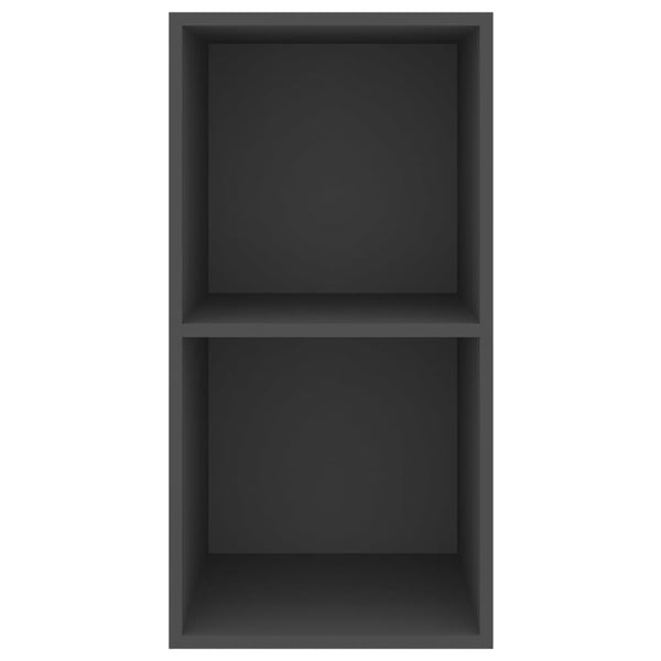 Grauer TV-Wandschrank 37x72 cm