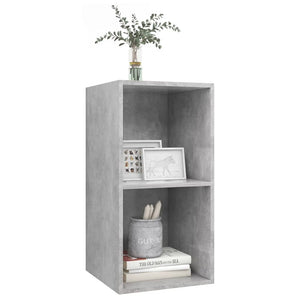 TV-Wandschrank Betongrau 37x37x72 cm