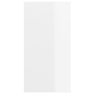 TV-Wandschrank, Hochglanz Weiß, 37x72 cm
