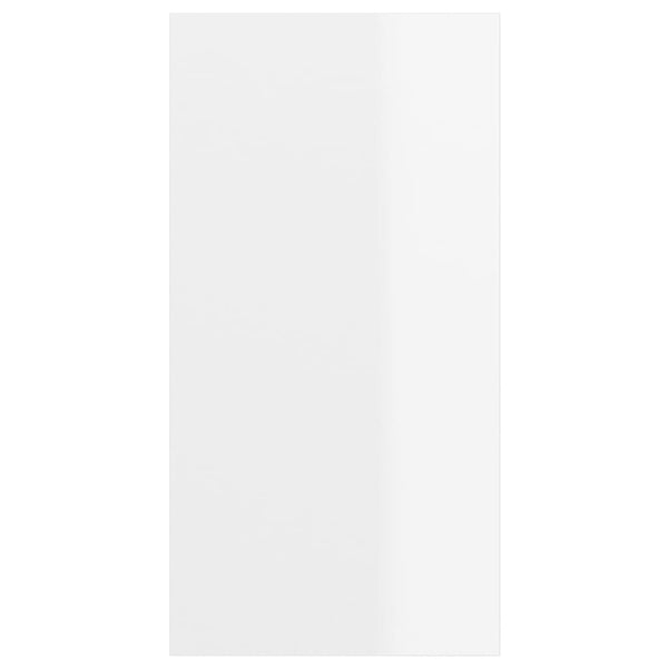TV-Wandschrank, Hochglanz Weiß, 37x72 cm