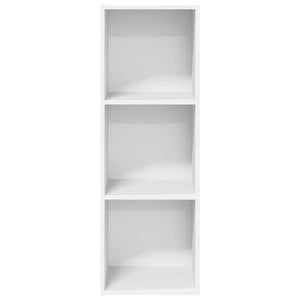 Weißer TV-Wandschrank 37x37x107 cm