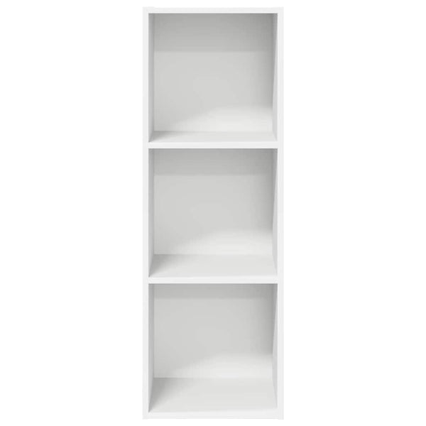Weißer TV-Wandschrank 37x37x107 cm