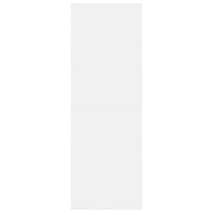 Weißer TV-Wandschrank 37x37x107 cm