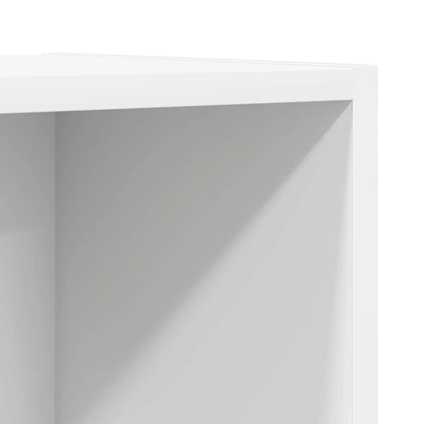 Weißer TV-Wandschrank 37x37x107 cm