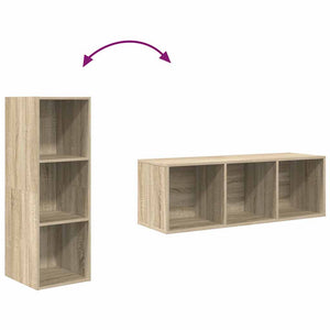 TV-Wandschrank Sonoma-Eiche 37x107 cm