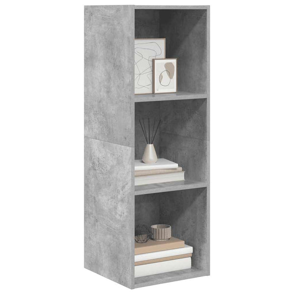 TV-Wandschrank Betongrau 37x37x107 cm