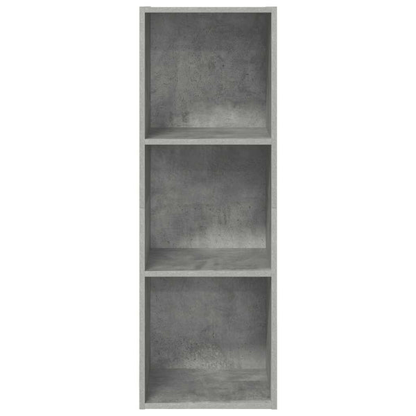 TV-Wandschrank Betongrau 37x37x107 cm