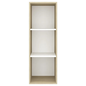 TV-Wandschrank Sonoma Eiche/Weiß