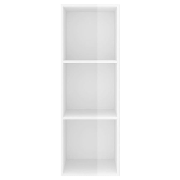 Hochglanz Weiß TV-Wandschrank 37x107 cm