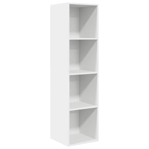 Weißer TV-Wandschrank 37x37x142,5 cm