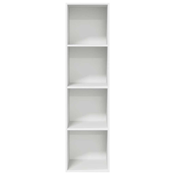 Weißer TV-Wandschrank 37x37x142,5 cm