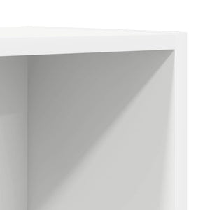Weißer TV-Wandschrank 37x37x142,5 cm