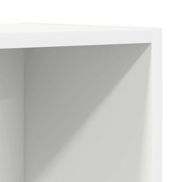 Weißer TV-Wandschrank 37x37x142,5 cm