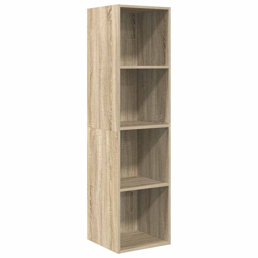 vidaXL Meuble TV mural chêne Sonoma 37x37x142,5 cm Aggloméré