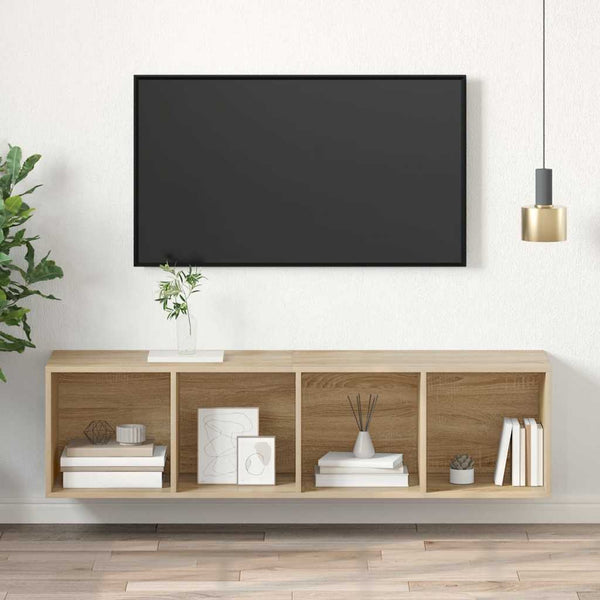 TV-Wandschrank Sonoma-Eiche 37x142,5 cm