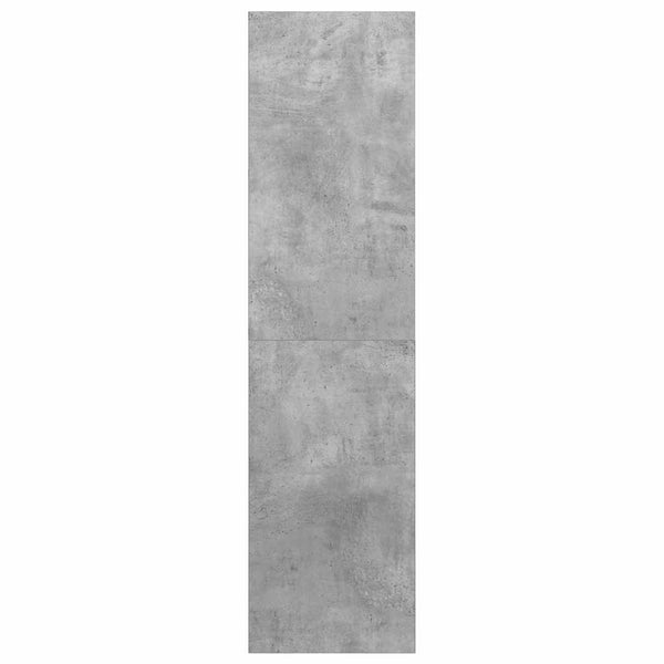 Betongrauer TV-Wandschrank 37x37x142,5 cm