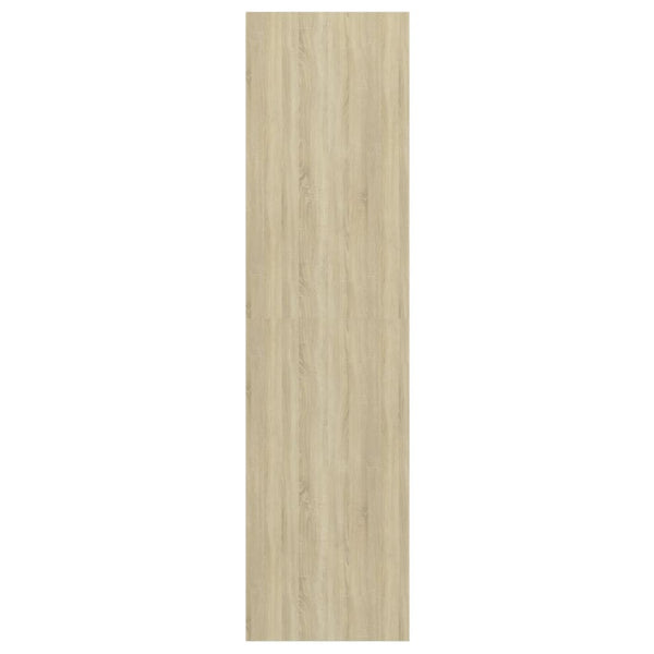 Meuble TV mural vidaXL chêne Sonoma blanc 37x37x142,5 cm bois d'ingénierie