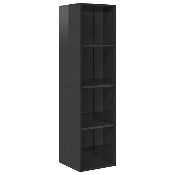 Hochglanz Grau TV-Wandschrank 37x37x142,5 cm