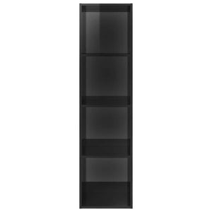 Hochglanz Grau TV-Wandschrank 37x37x142,5 cm