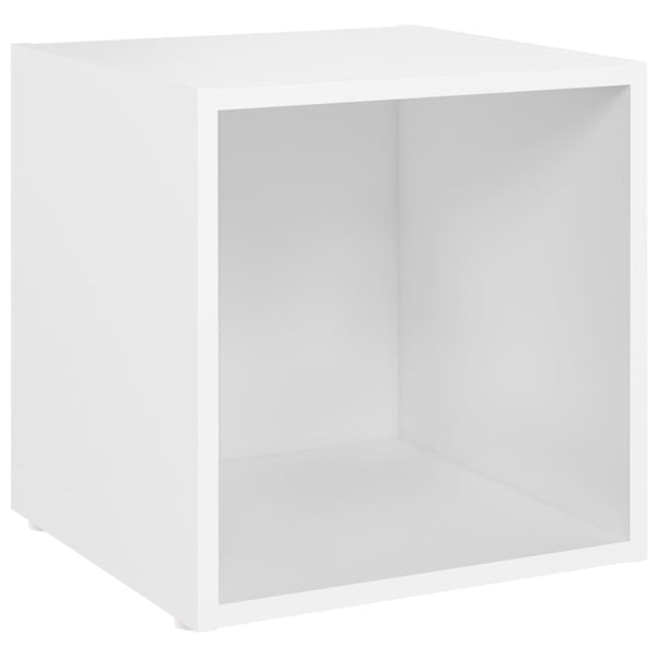 Weißer TV-Schrank 37x35x37 cm