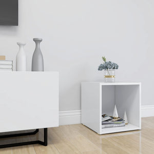 Weißer TV-Schrank 37x35x37 cm