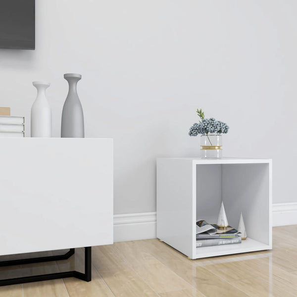 Weißer TV-Schrank 37x35x37 cm