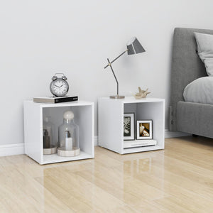 Weißer TV-Schrank 37x35x37 cm