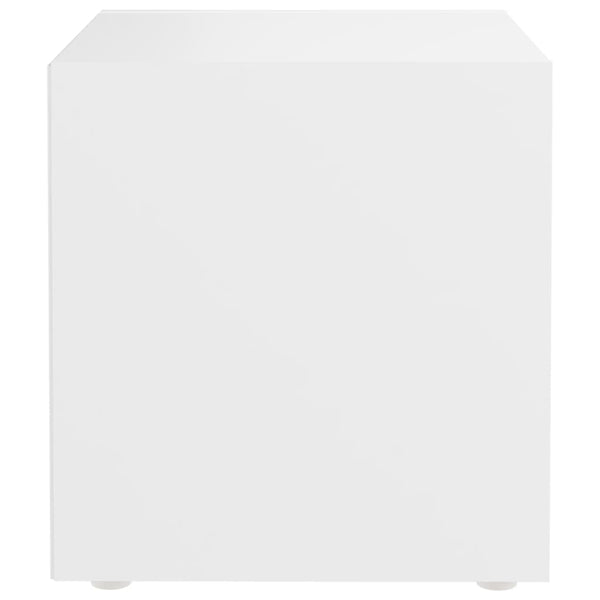Weiße TV-Schränke, 4er Set