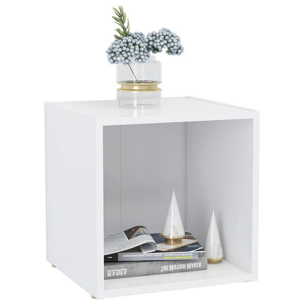 Weiße TV-Schränke, 4er Set