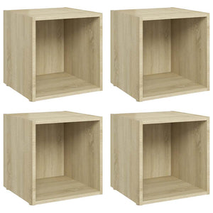 TV-Schränke Sonoma-Eiche, 4er Set