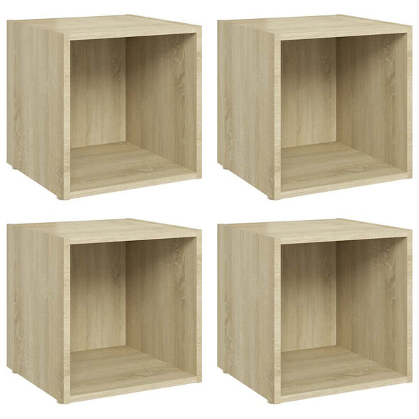 TV-Schränke Sonoma-Eiche, 4er Set