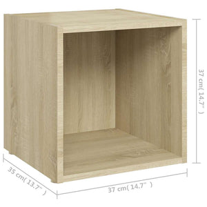 TV-Schränke Sonoma-Eiche, 4er Set
