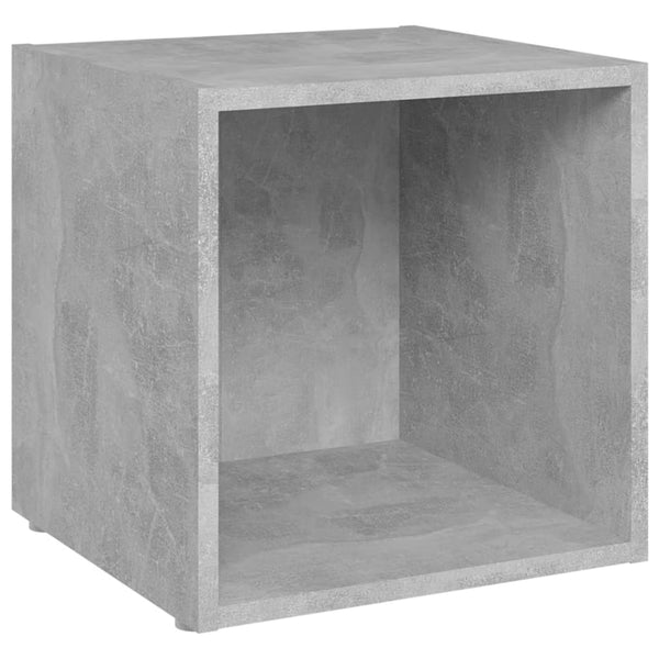 TV-Schränke Betongrau, 4er Set